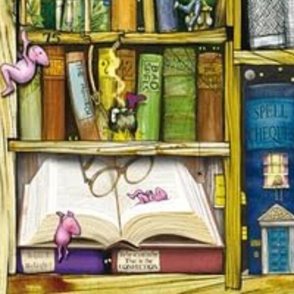 New sealed Ravensburger 1000pcs Adult Puzzle - The Bizare Bookshop 2 - Picture 6 of 16
